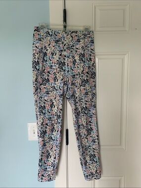 L MTA floral leggings